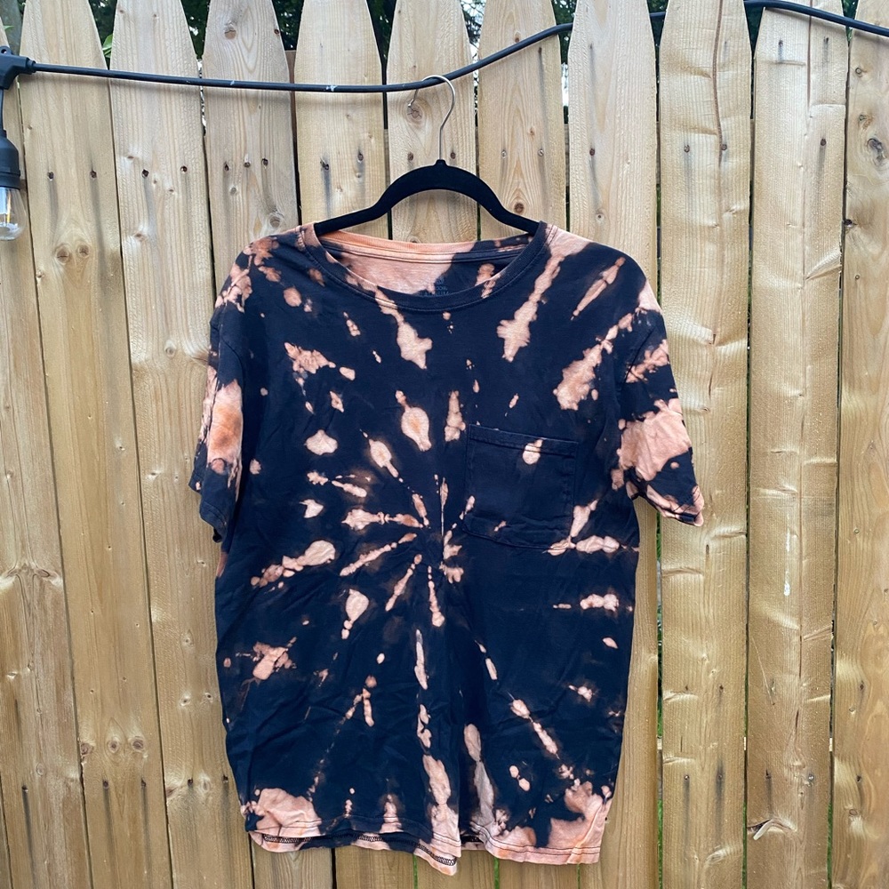 Bleach dyed shirt